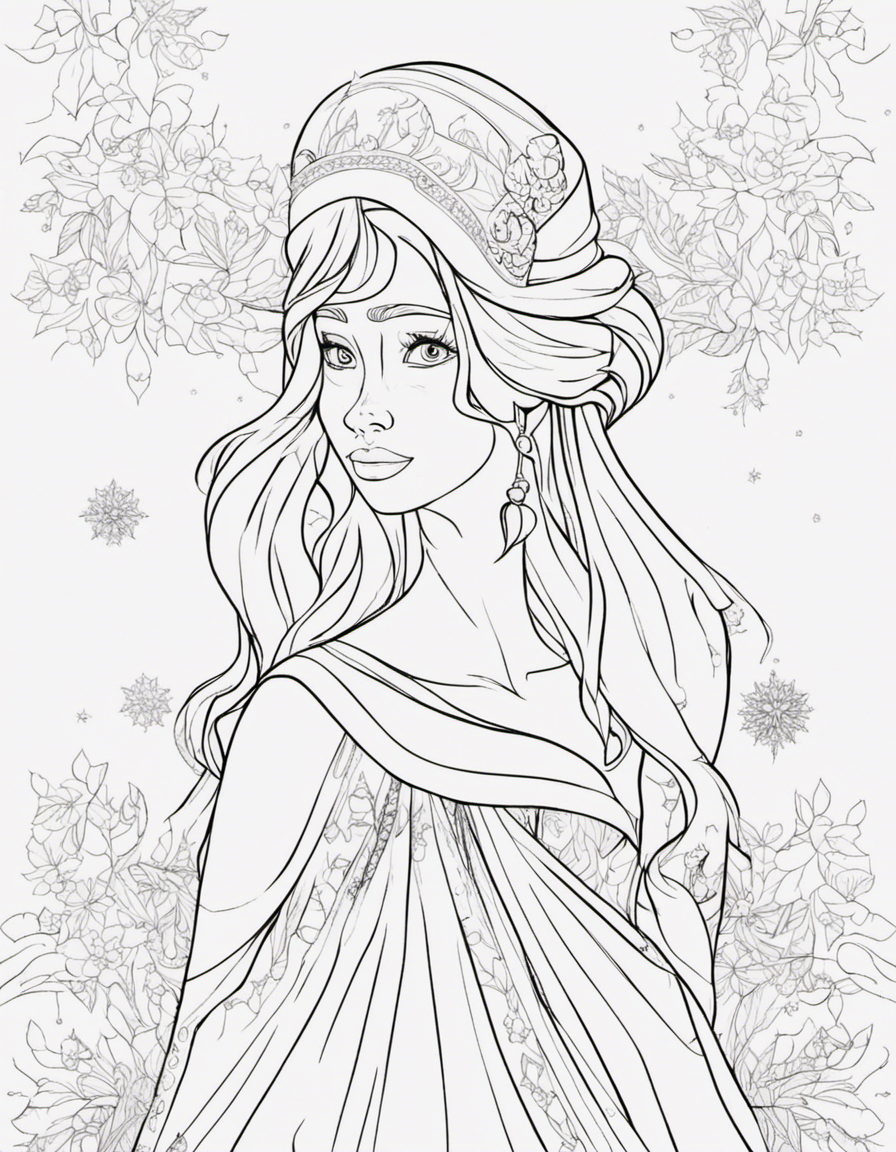 frozen coloring pages