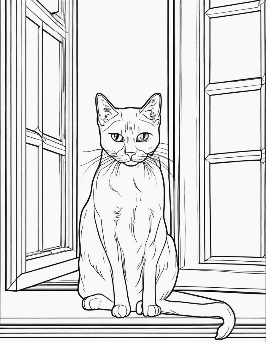 cat coloring pages