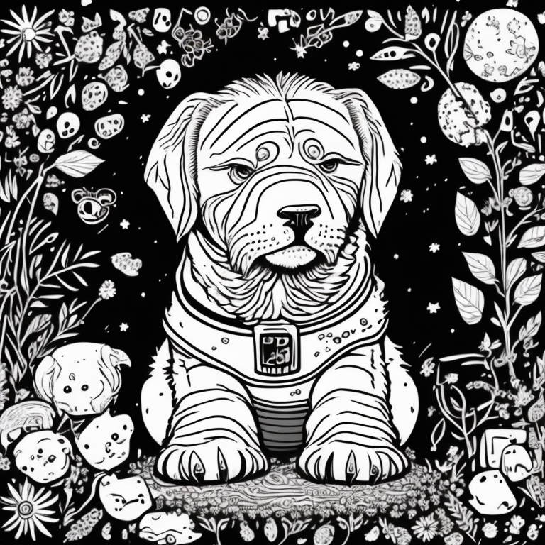 pets coloring page