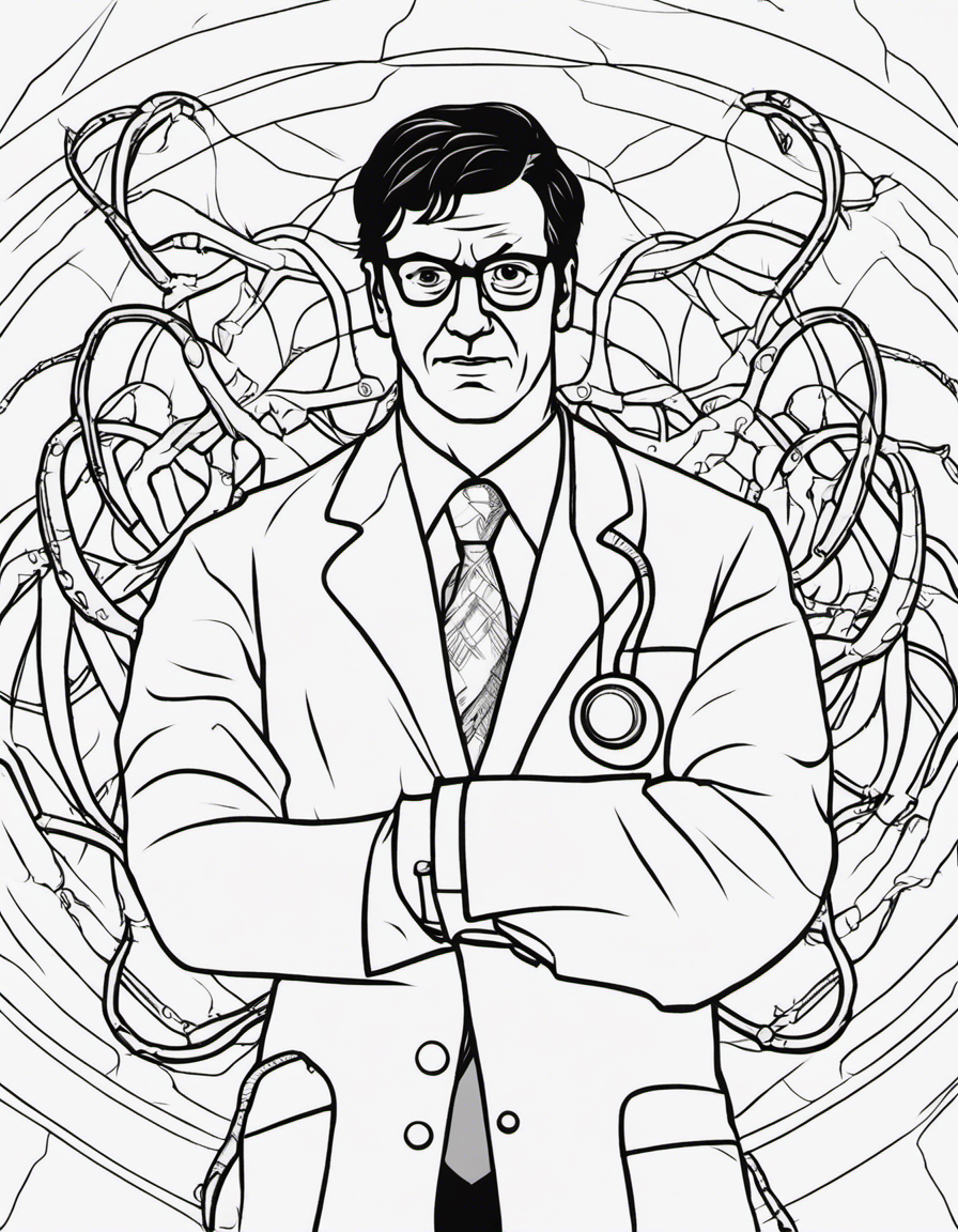 Doctor Octopus coloring page