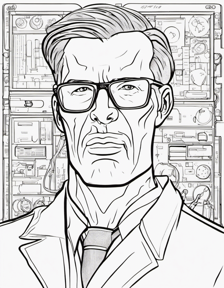 superhero doctor coloring page