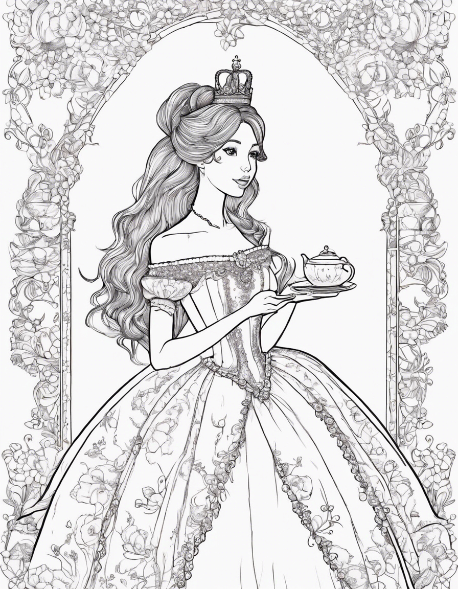 dress coloring pages