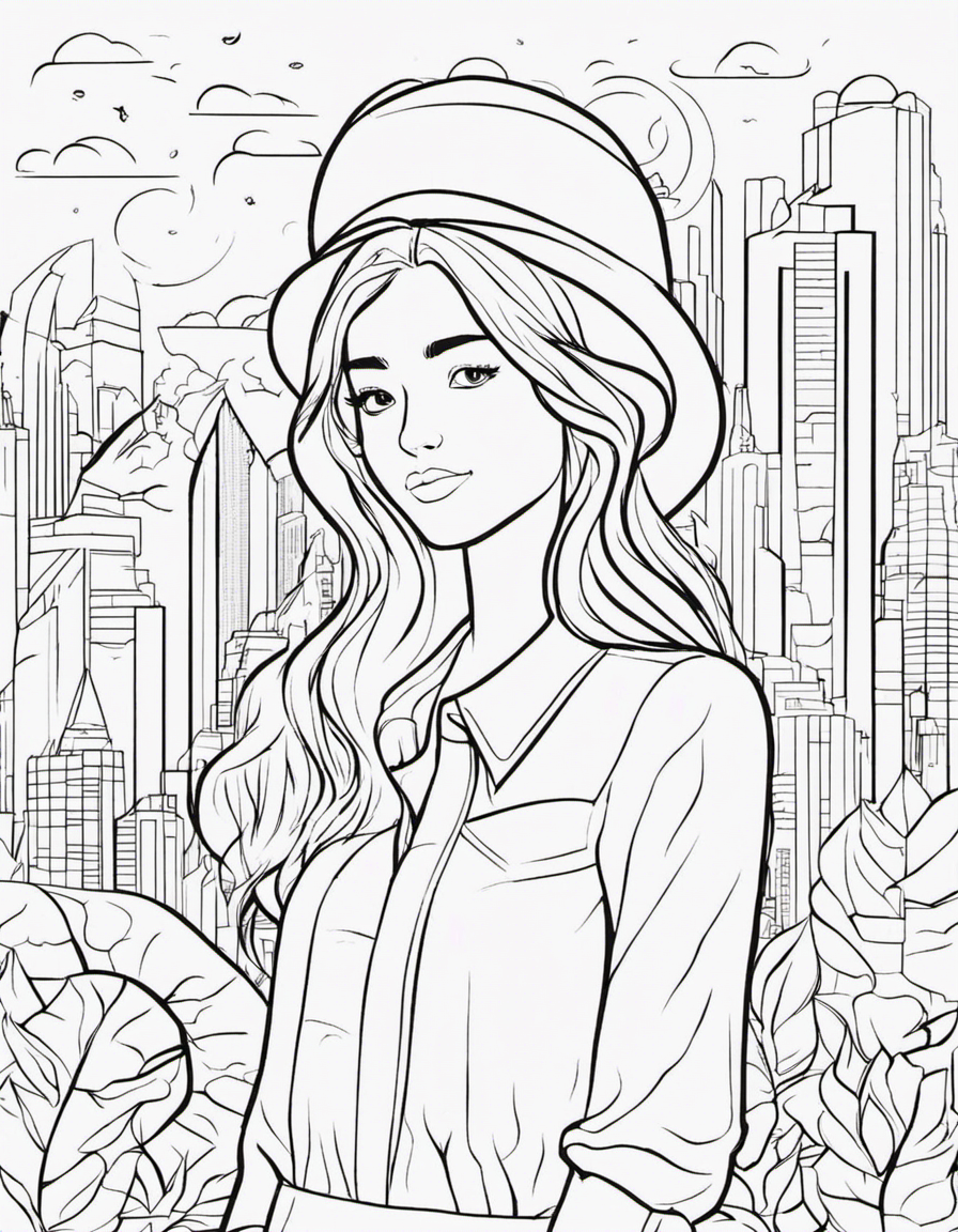 for girls for children coloring page
