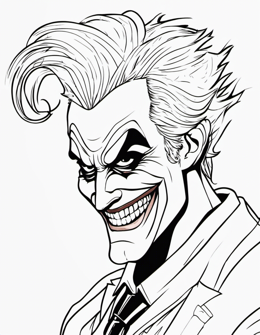 Best Free Joker Coloring Pages 2023