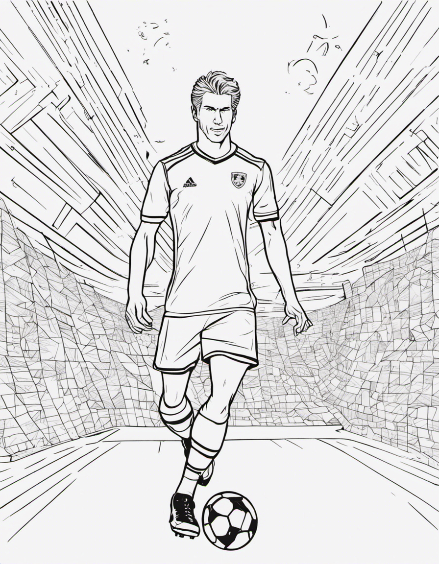 soccer coloring pages