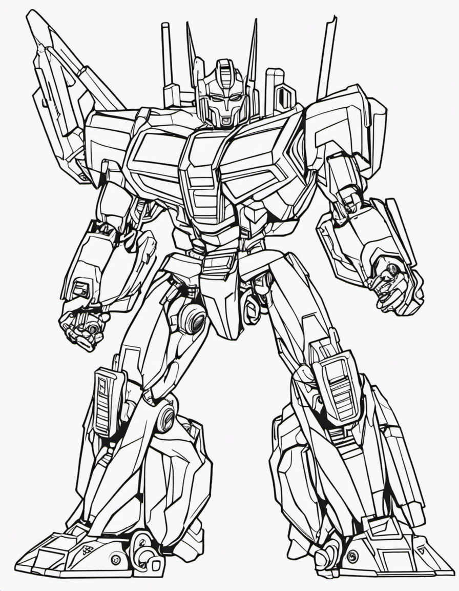 transformers coloring pages