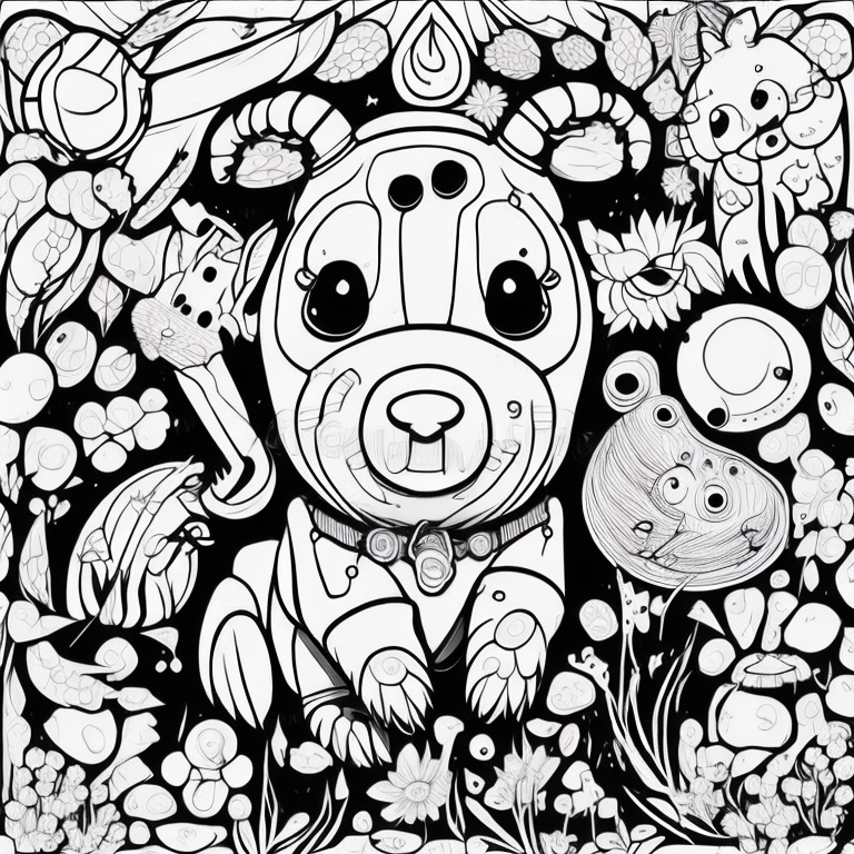 crie imagens para colorir de animais aquáticos e terrestres de todos os continentes  coloring page