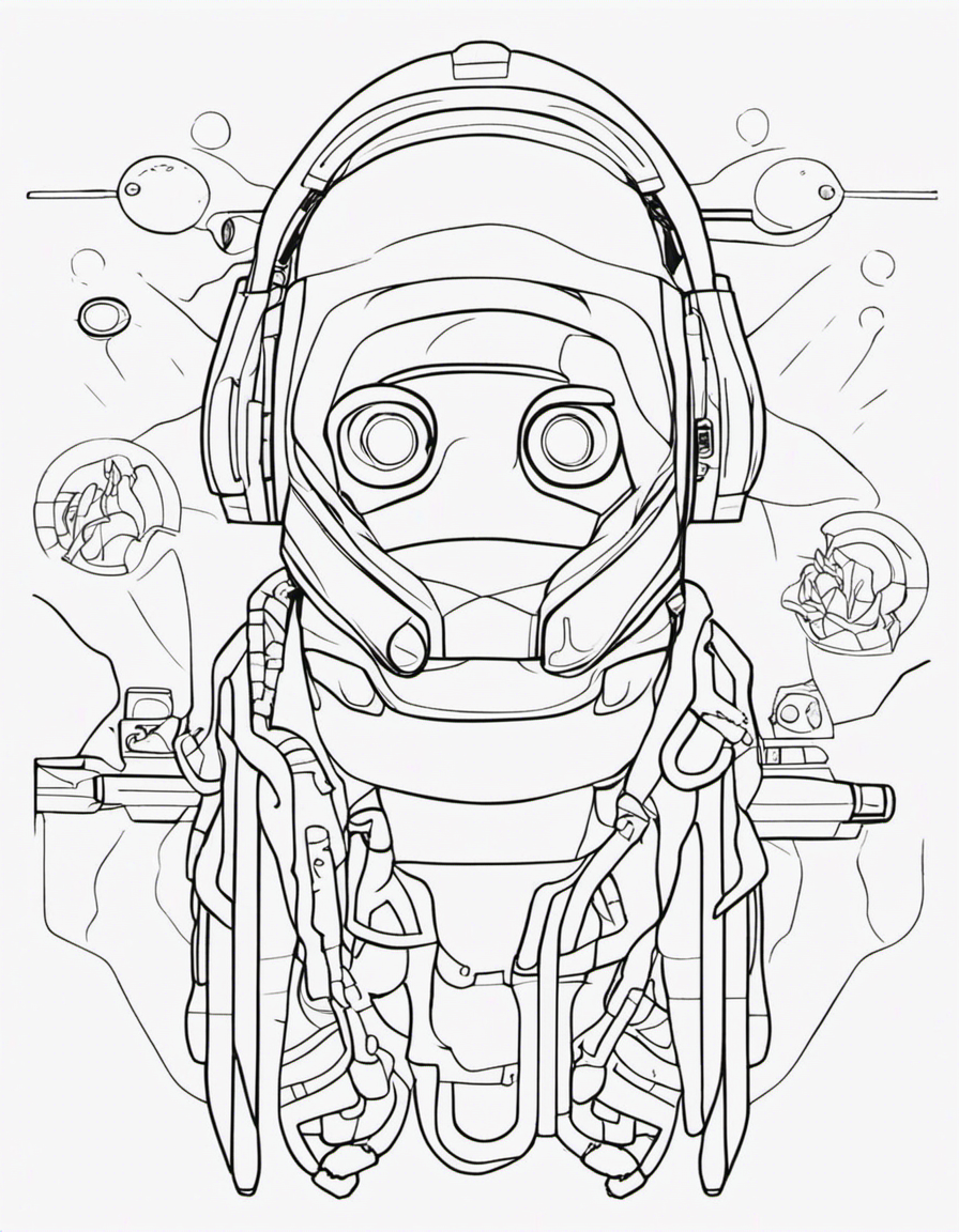 squid game coloring pages