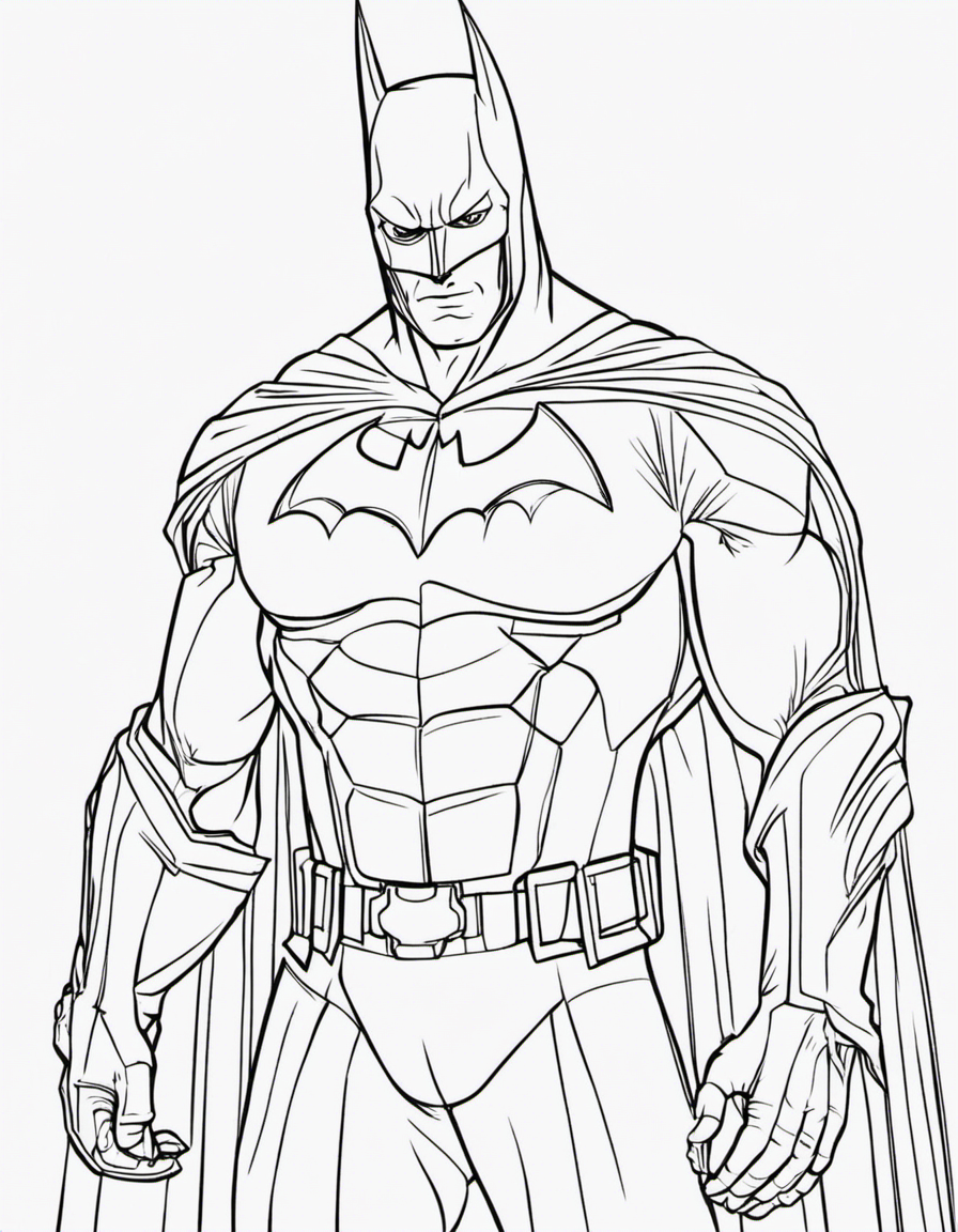 batman  coloring page