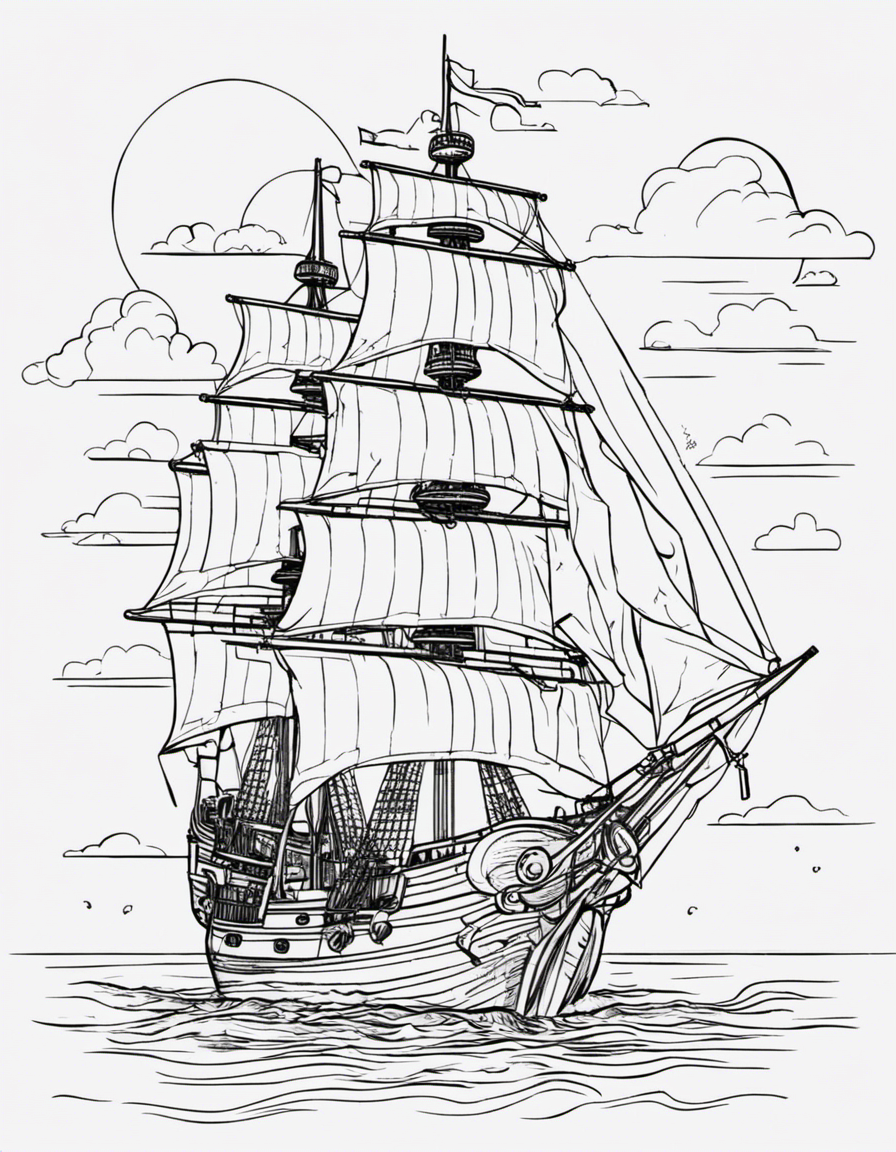 realistic pirate ship