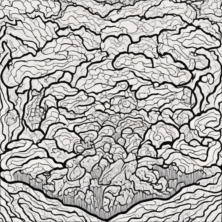 dragon scale in hashura style coloring page