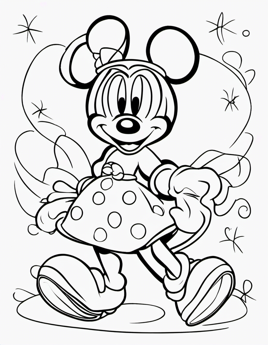 cartoon minnie mouse