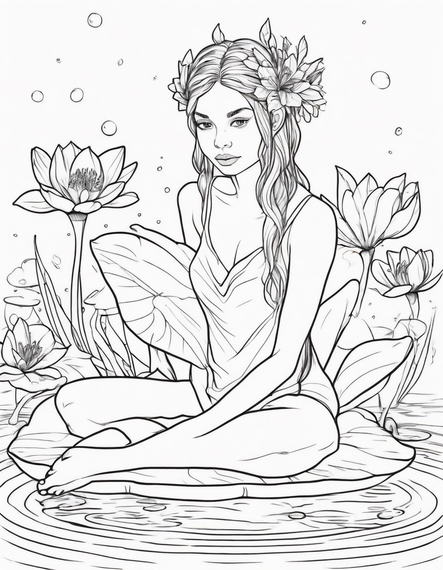 fairy coloring pages