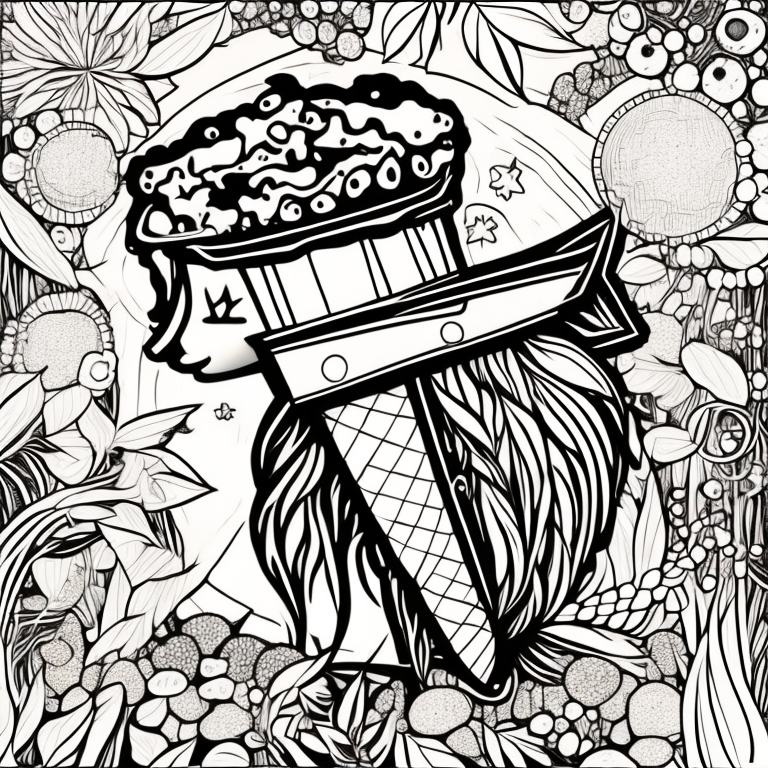 ice cream coloring pages