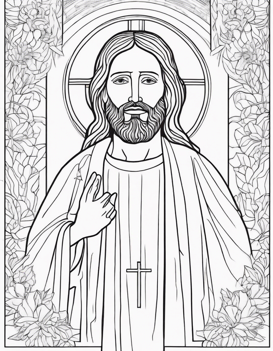 jesus coloring pages