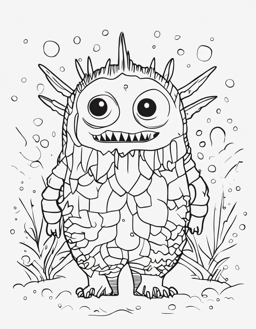 monster coloring pages