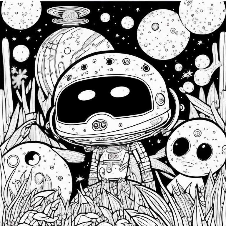 extraterrestrial galaxy coloring book