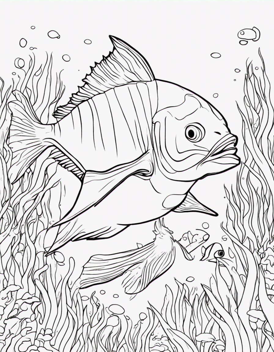 realistic finding nemo coloring page