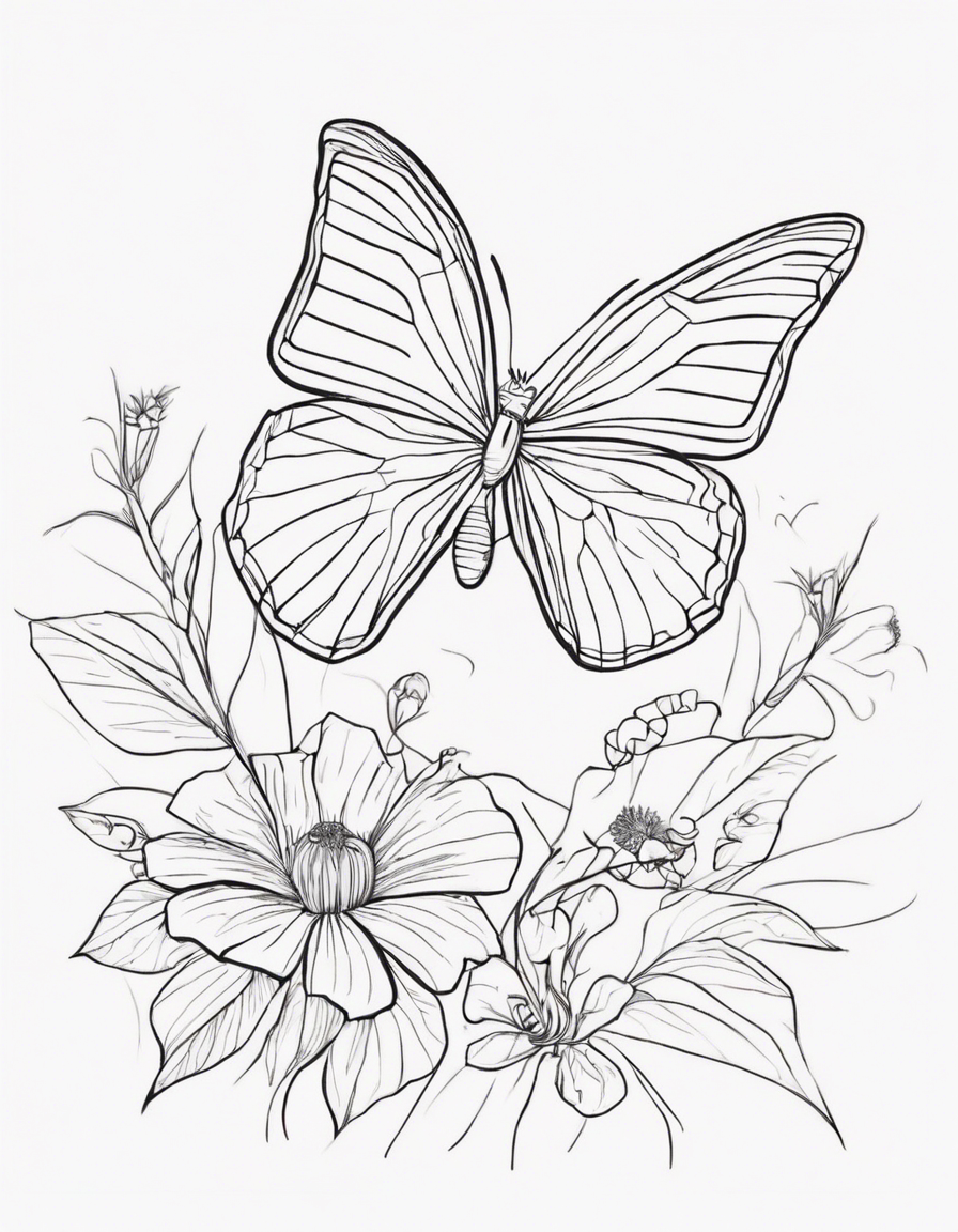 butterfly coloring pages