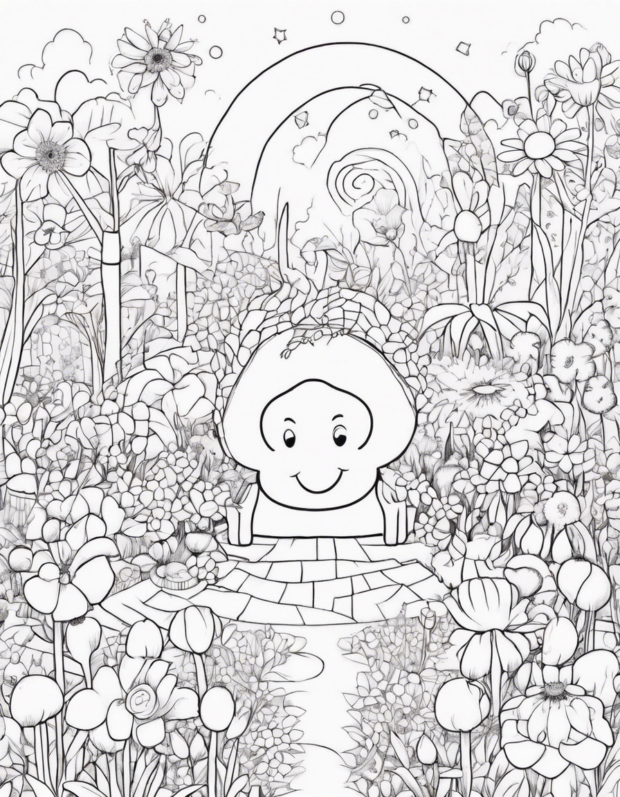 garden coloring pages