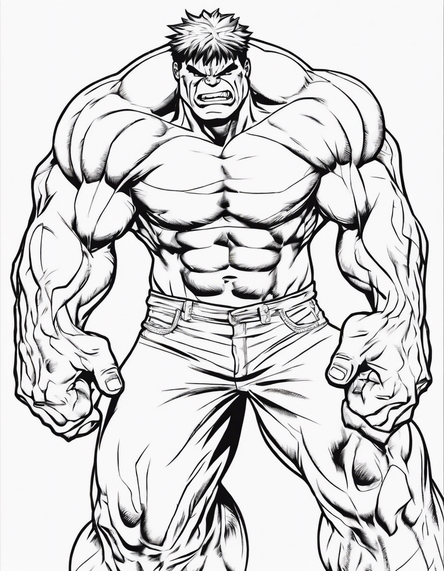 hulk coloring pages