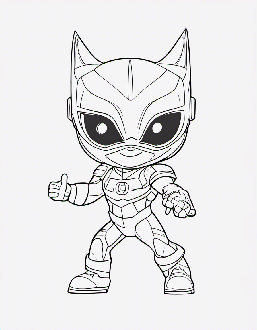 pj masks for adults coloring page