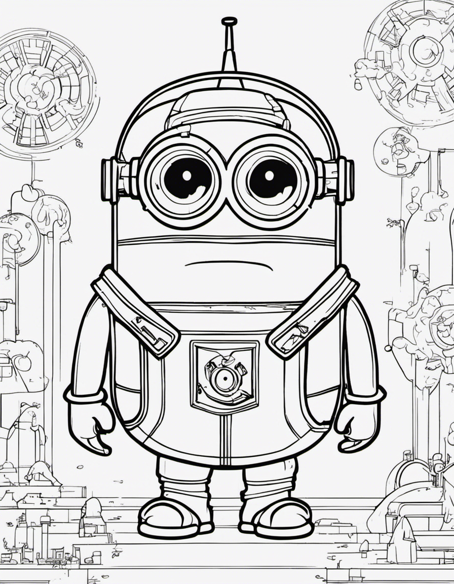 minion coloring pages