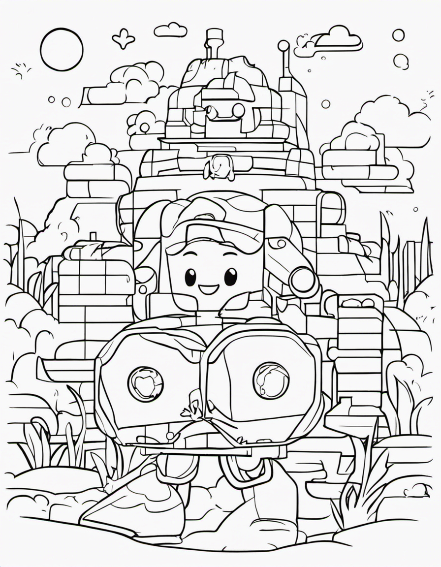 lego  coloring page