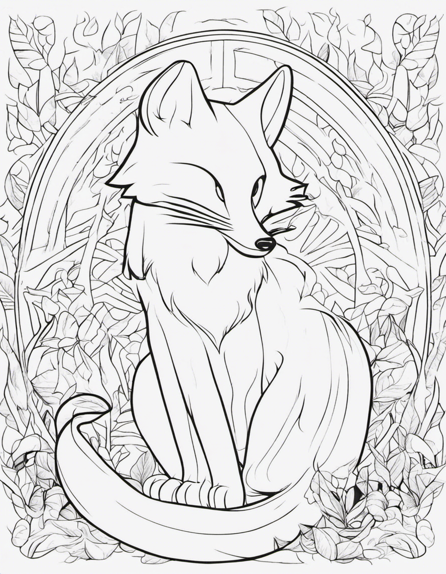 tails coloring pages