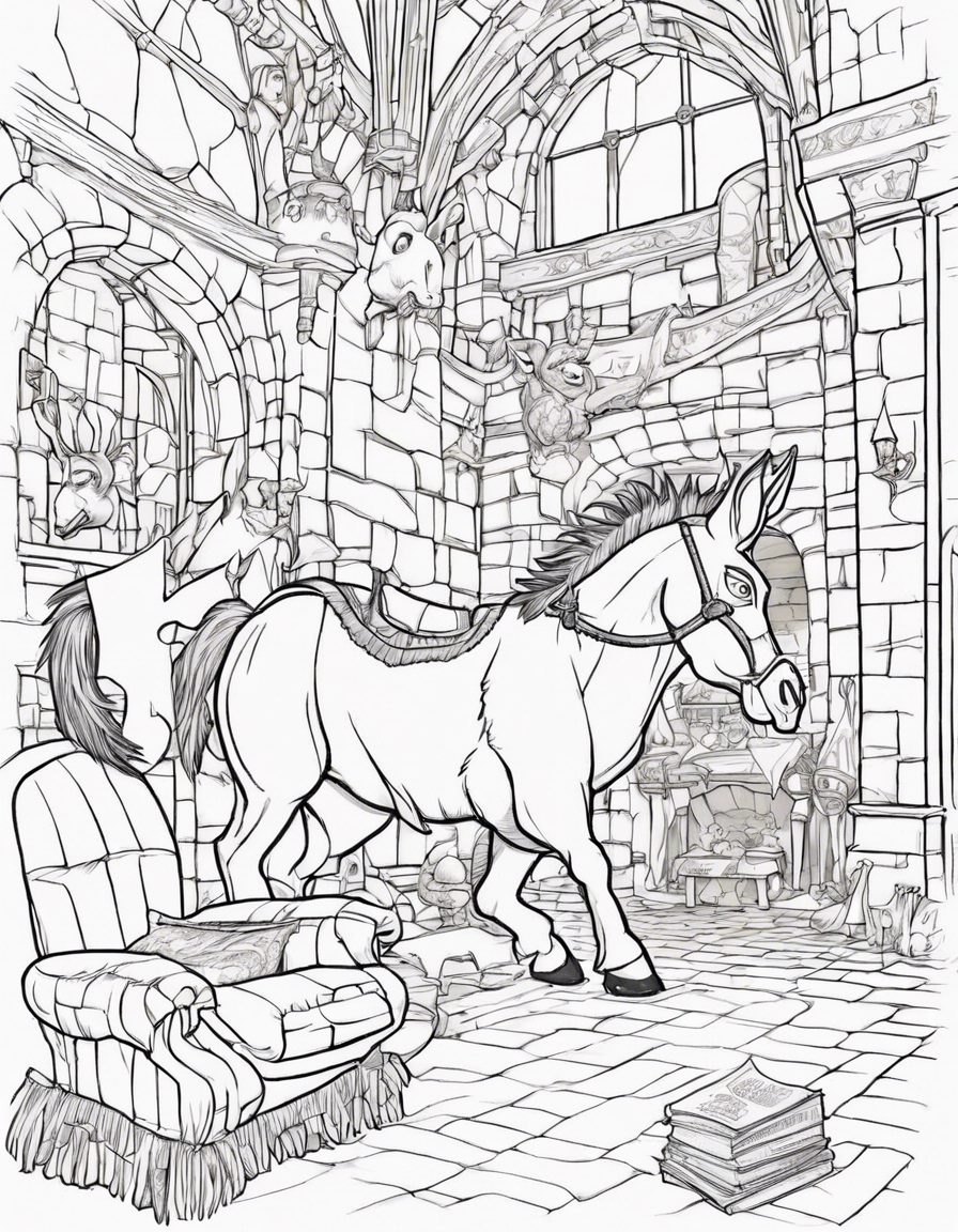 shrek coloring pages