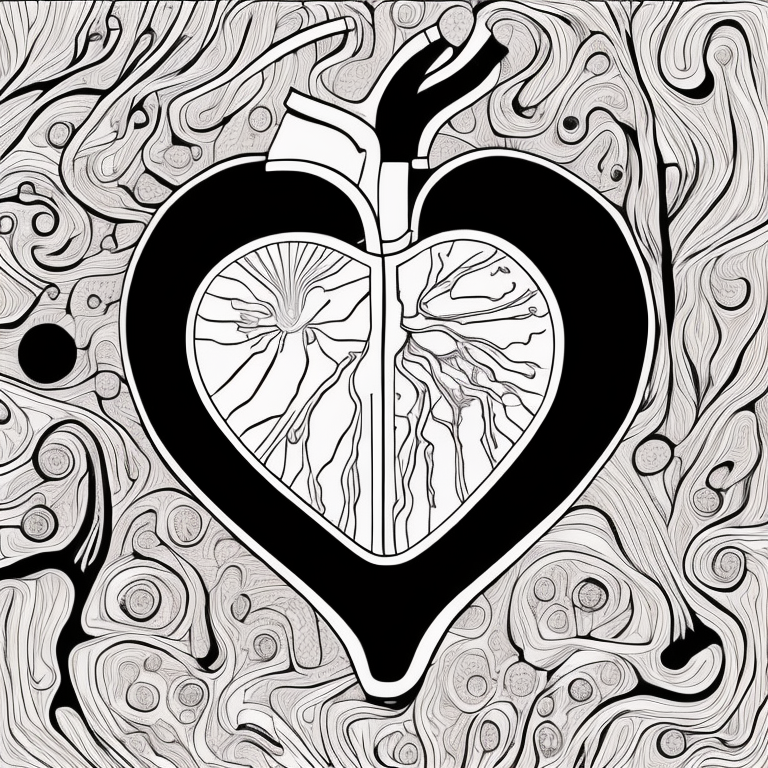 heart coloring pages