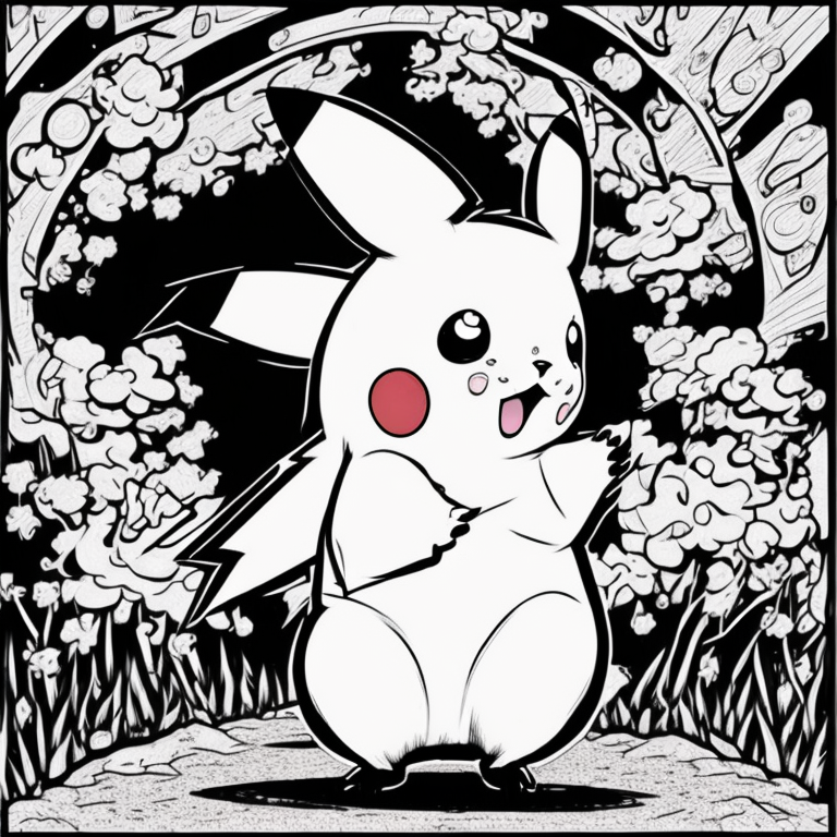 pikachu coloring pages