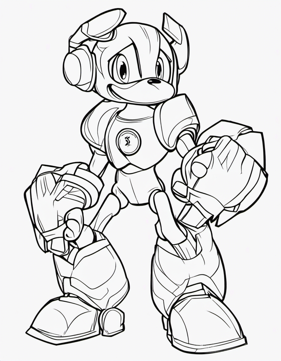 knuckles coloring page