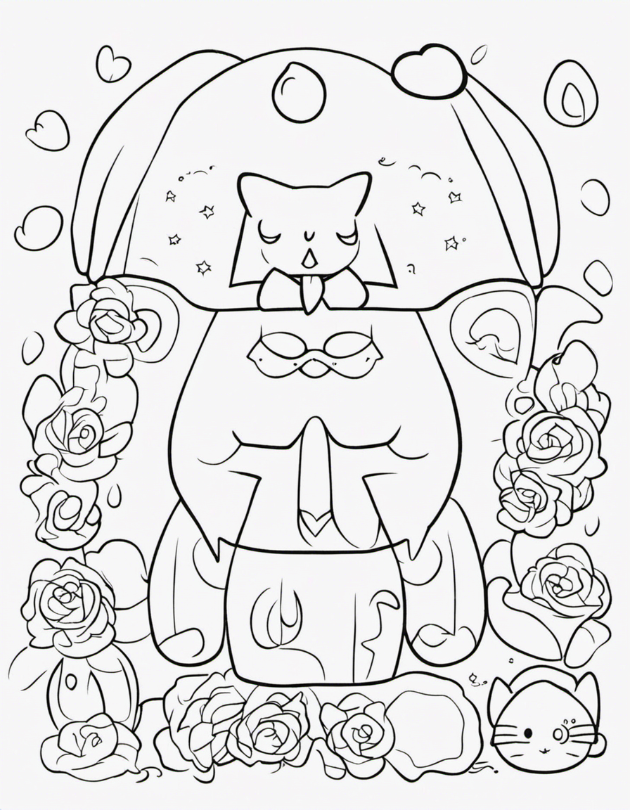 sanrio coloring pages