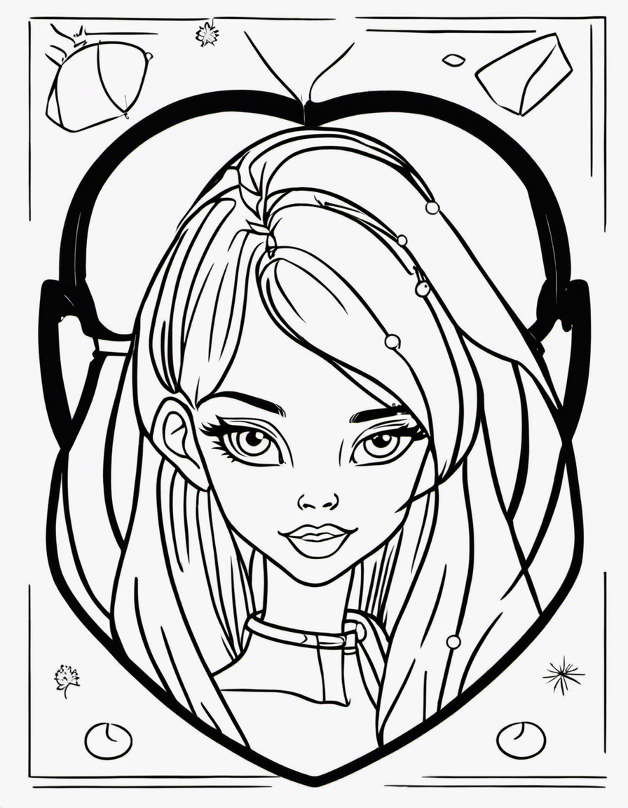 bratz for children coloring page