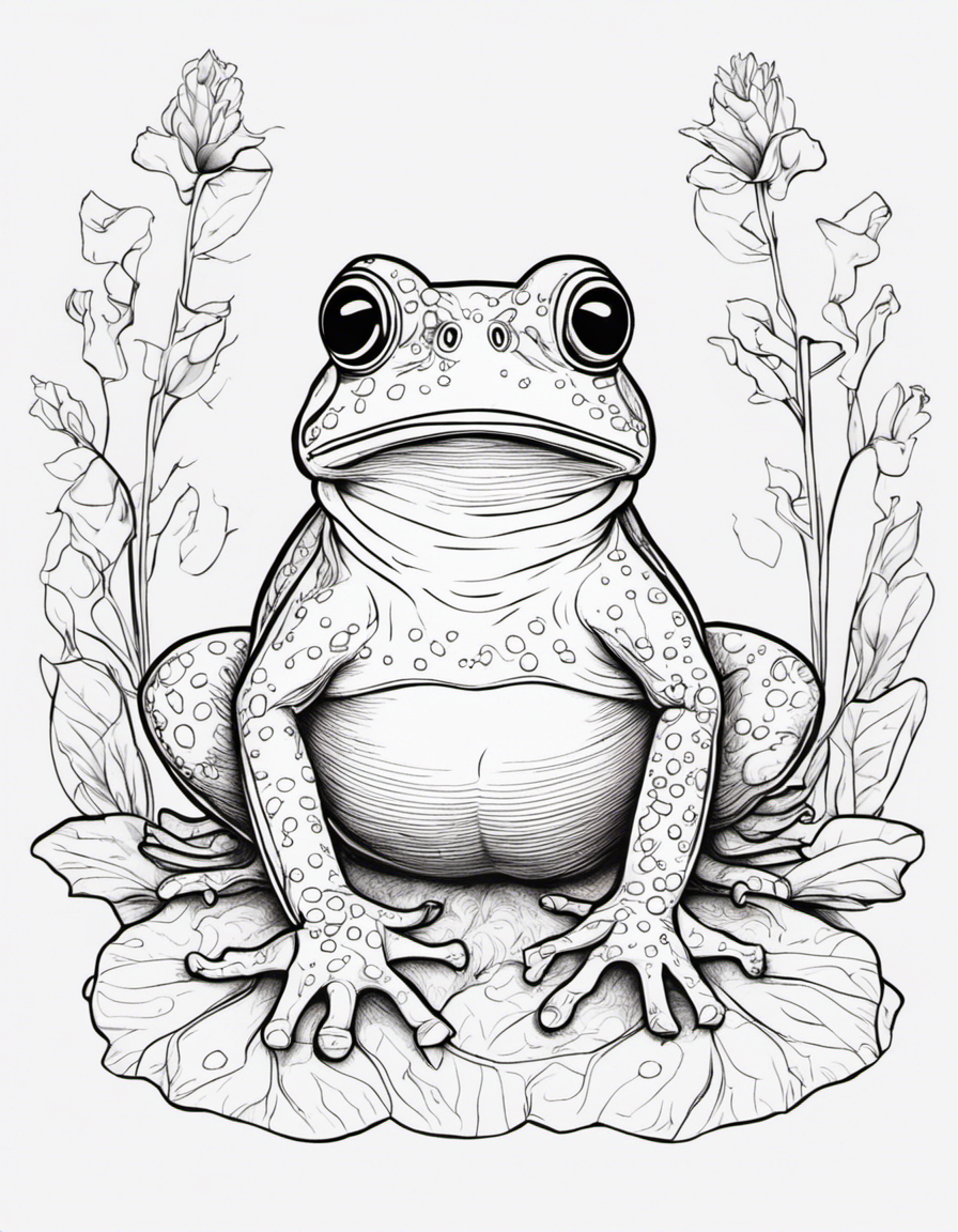 toad coloring pages