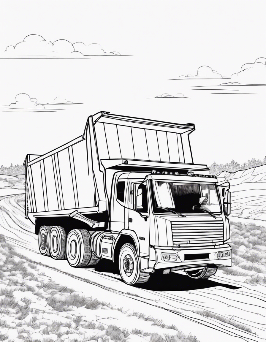 truck coloring pages