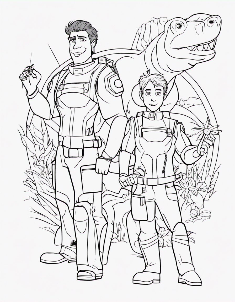 wild kratts for adults coloring page