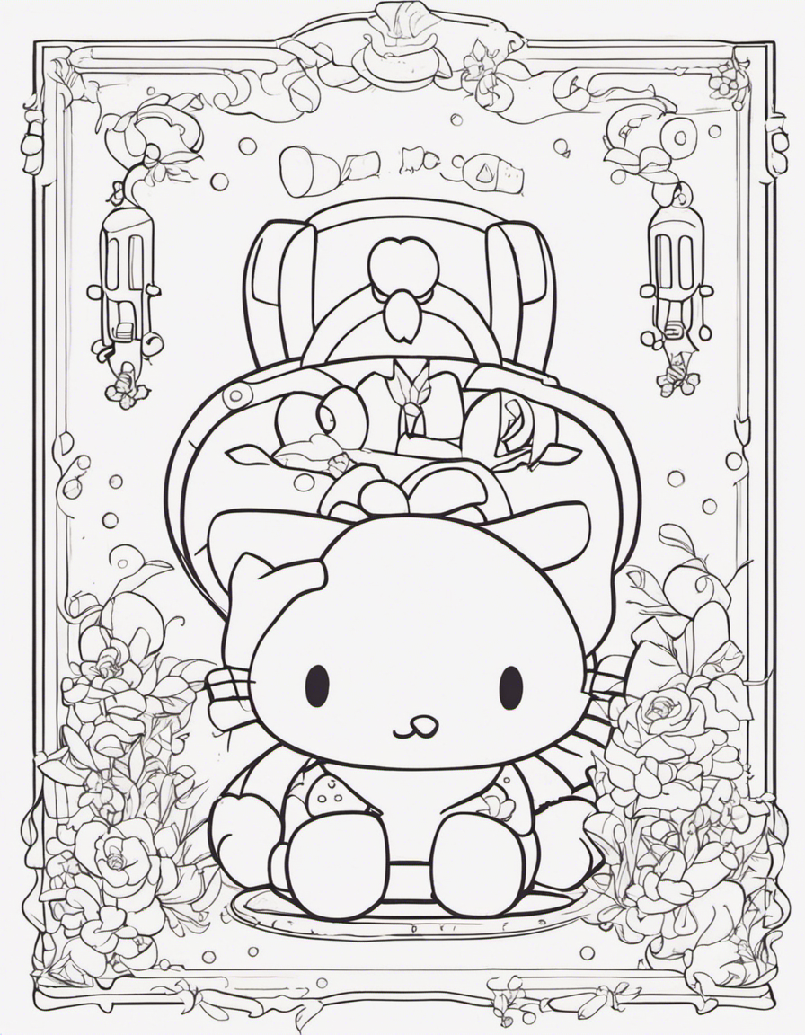 sanrio coloring page