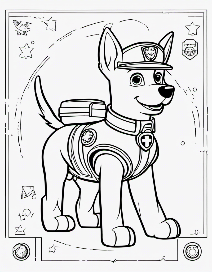 paw patrol for adults coloring page