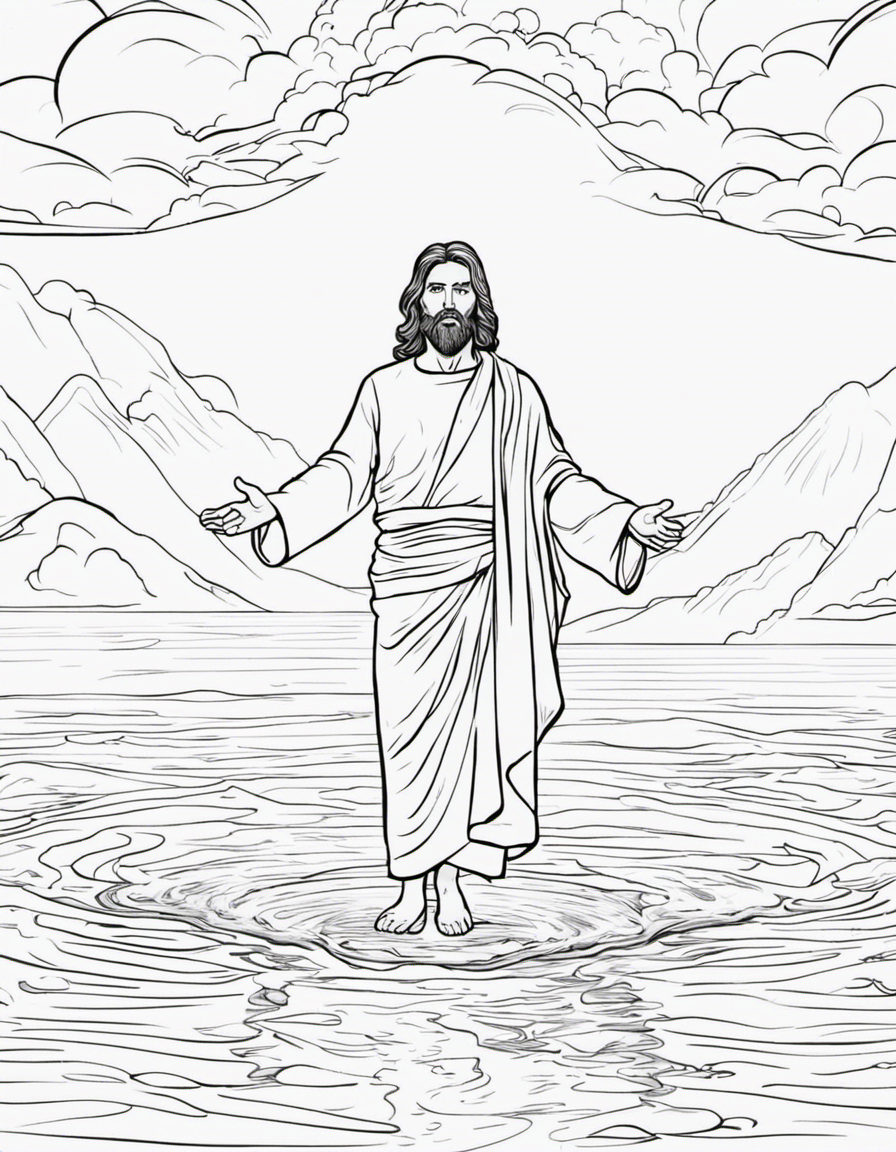 jesus coloring pages