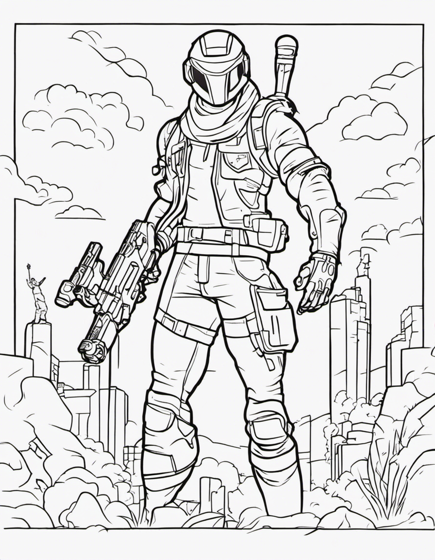 fortnite coloring pages