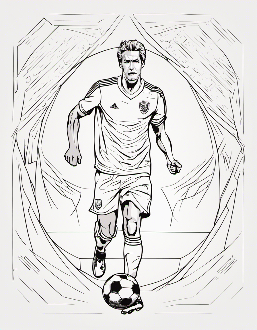 soccer for children coloring page