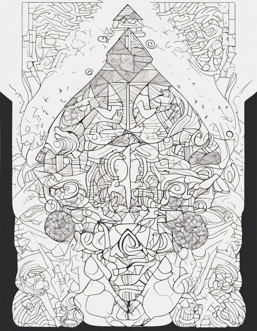 zentangle for children coloring page