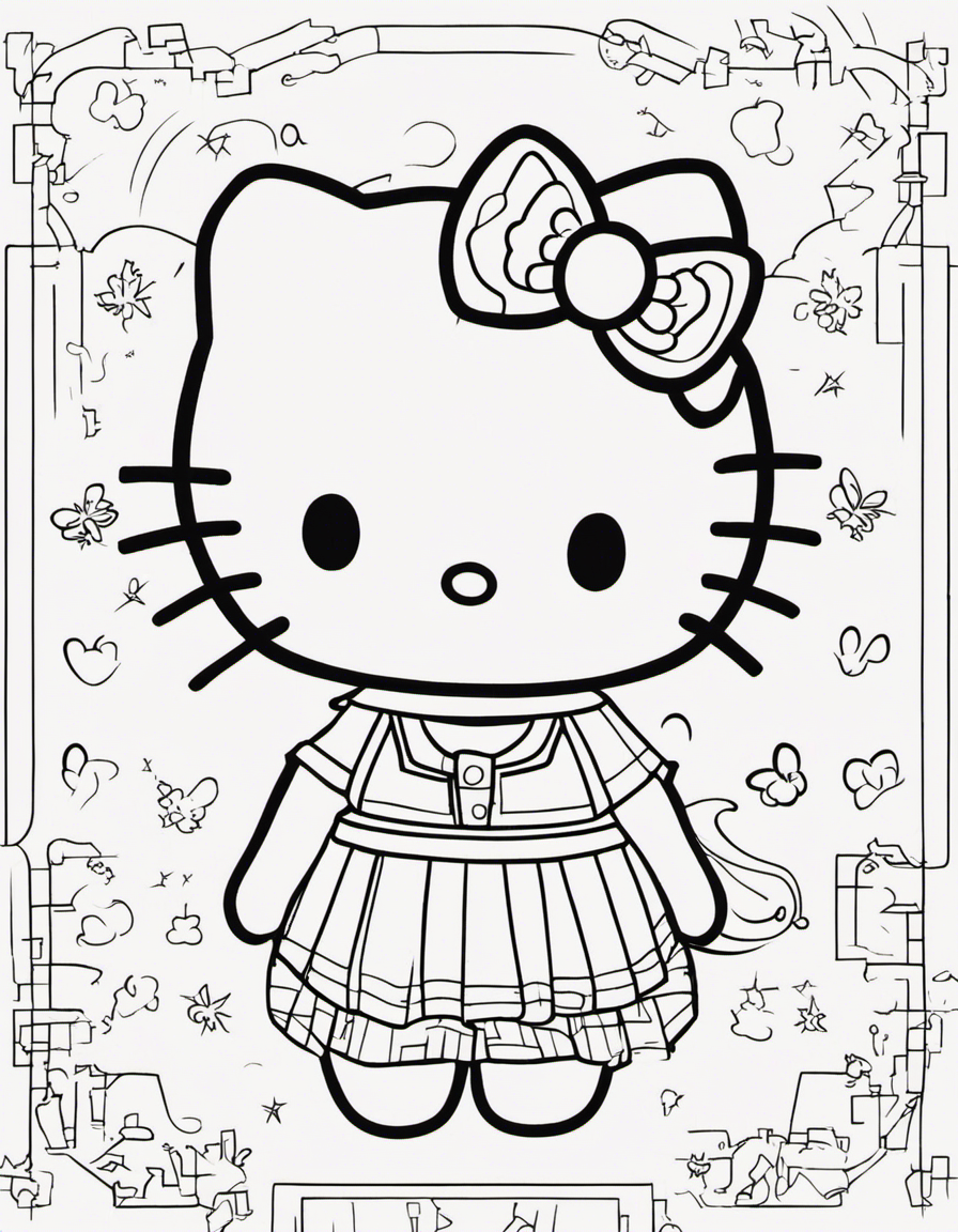 cartoon hello kitty