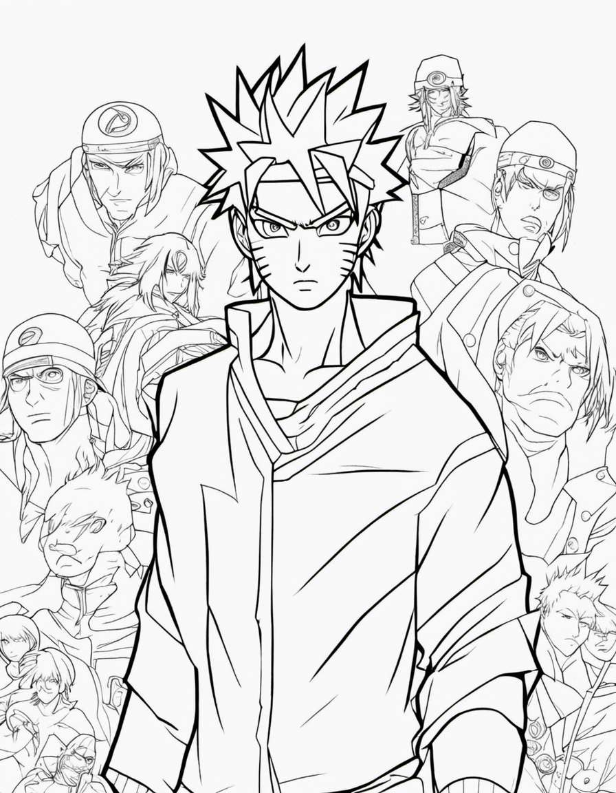 naruto coloring pages