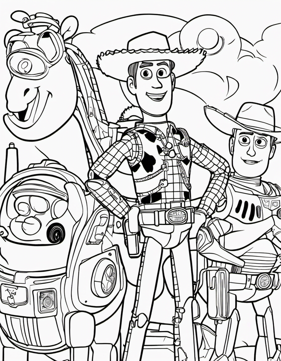 toy story coloring pages