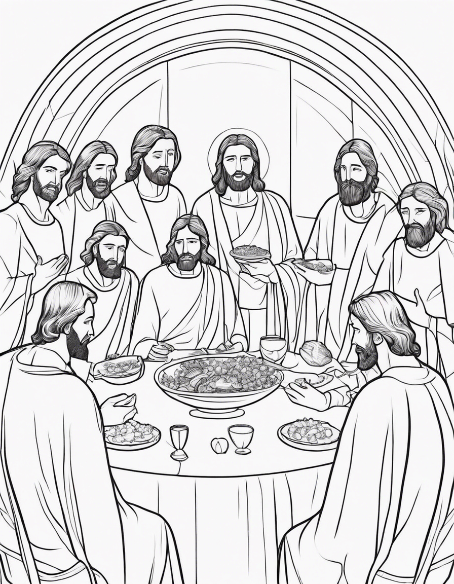 jesus coloring pages