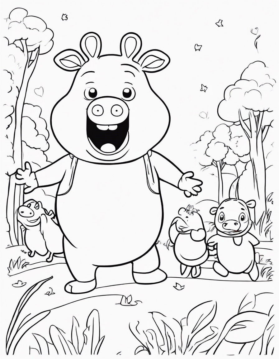 pig coloring pages