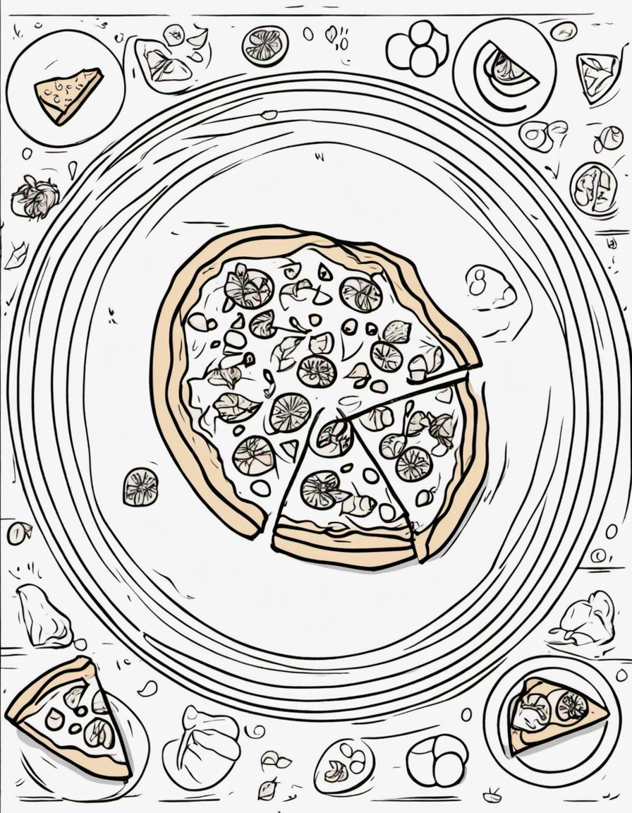 cartoon pizza